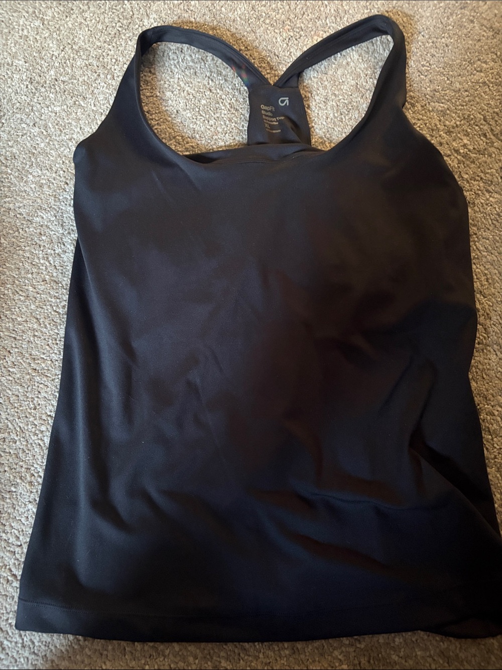 GAP Black Racerback Athletic Tank